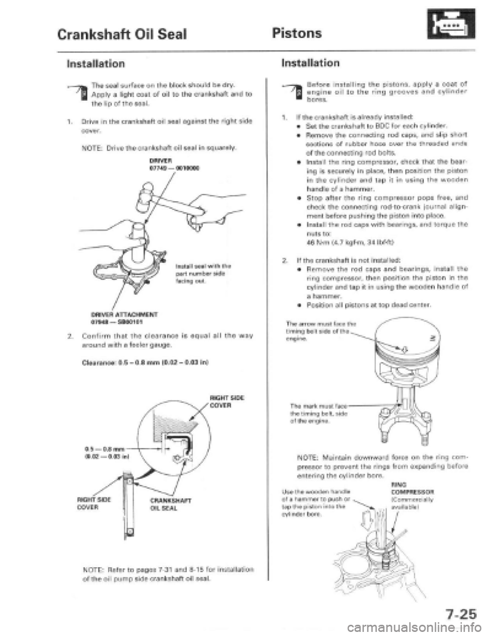 HONDA PRELUDE 1997  Service Repair Manual 