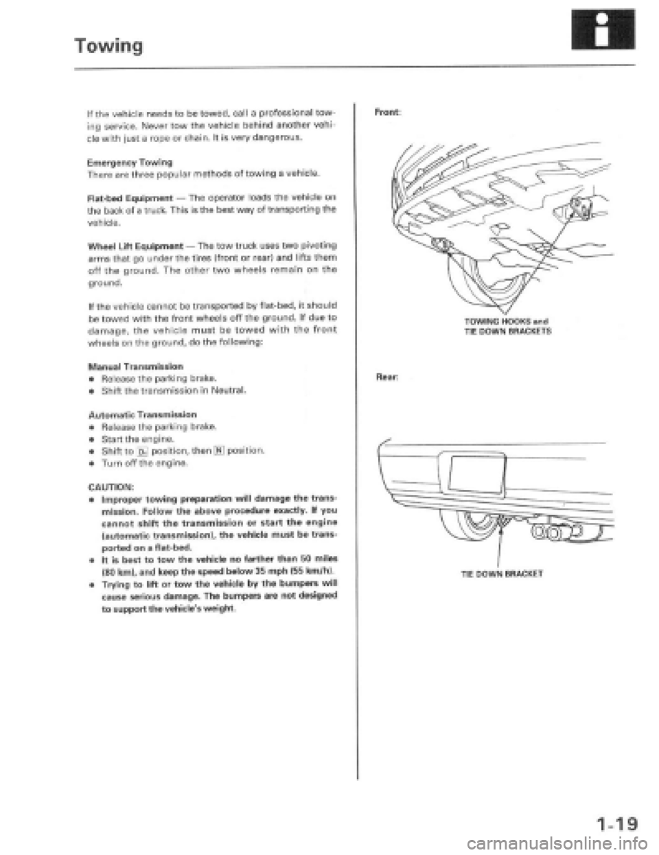 HONDA PRELUDE 1997  Service Repair Manual 