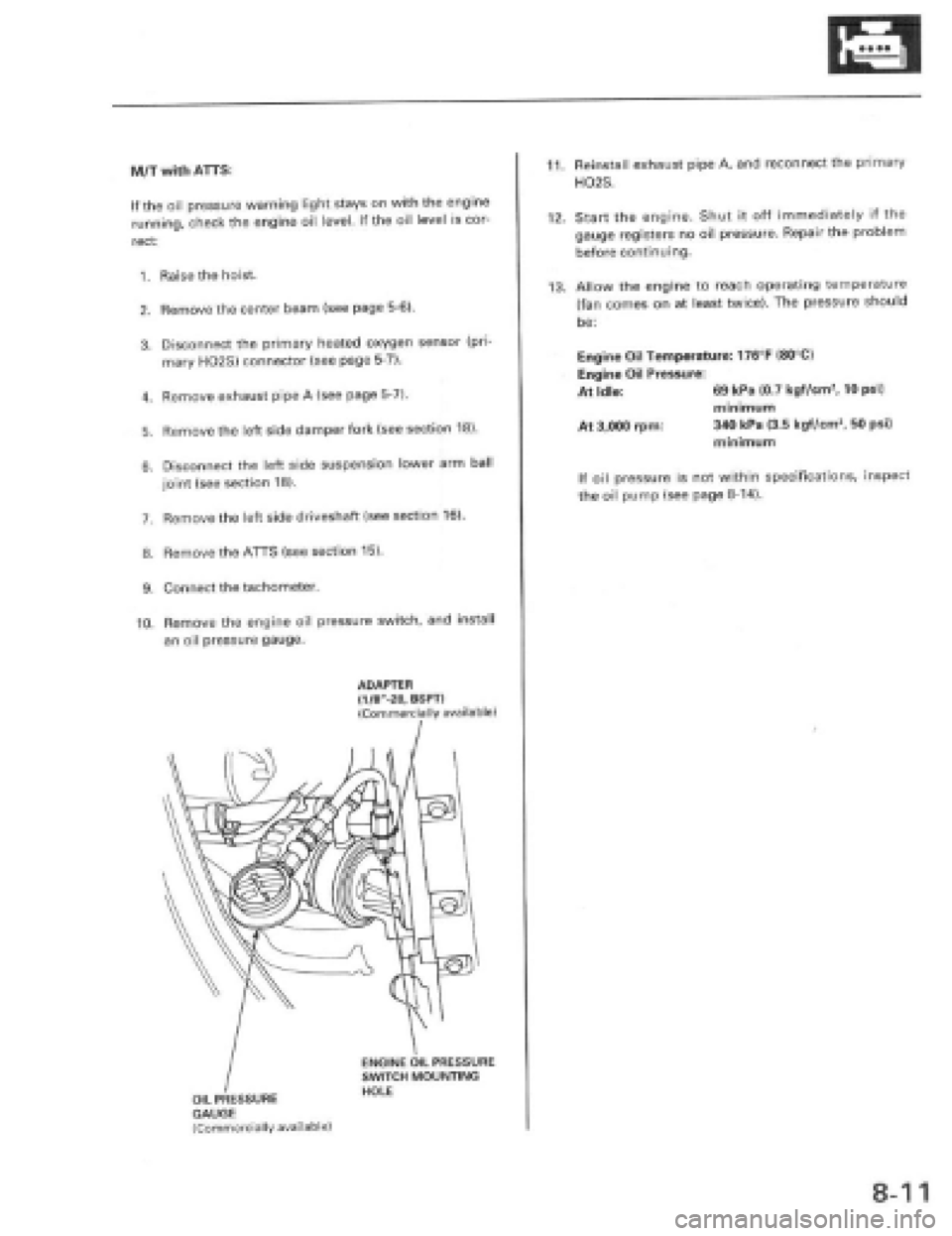 HONDA PRELUDE 1997  Service Repair Manual 