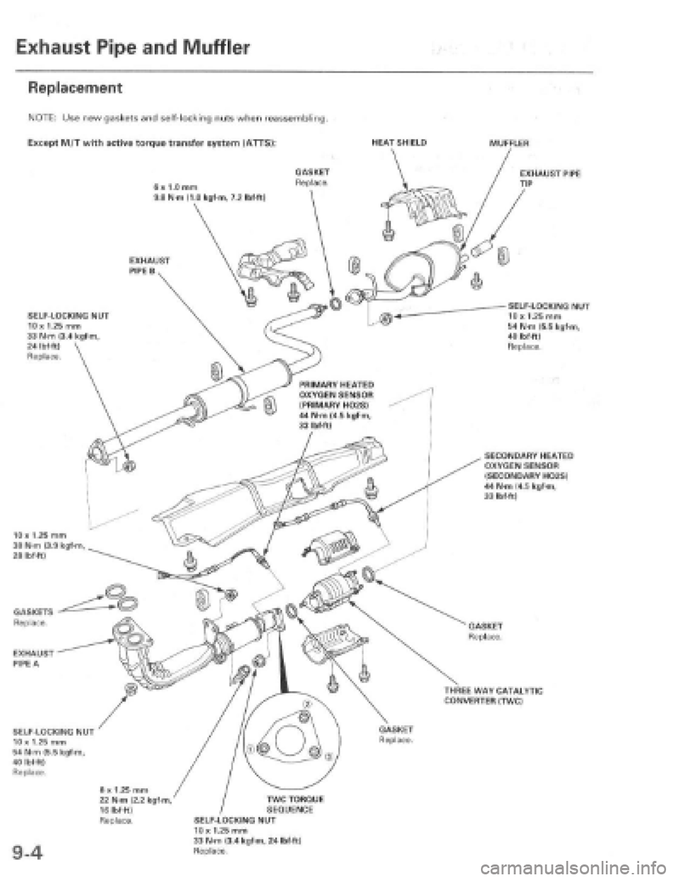 HONDA PRELUDE 1997  Service Repair Manual 