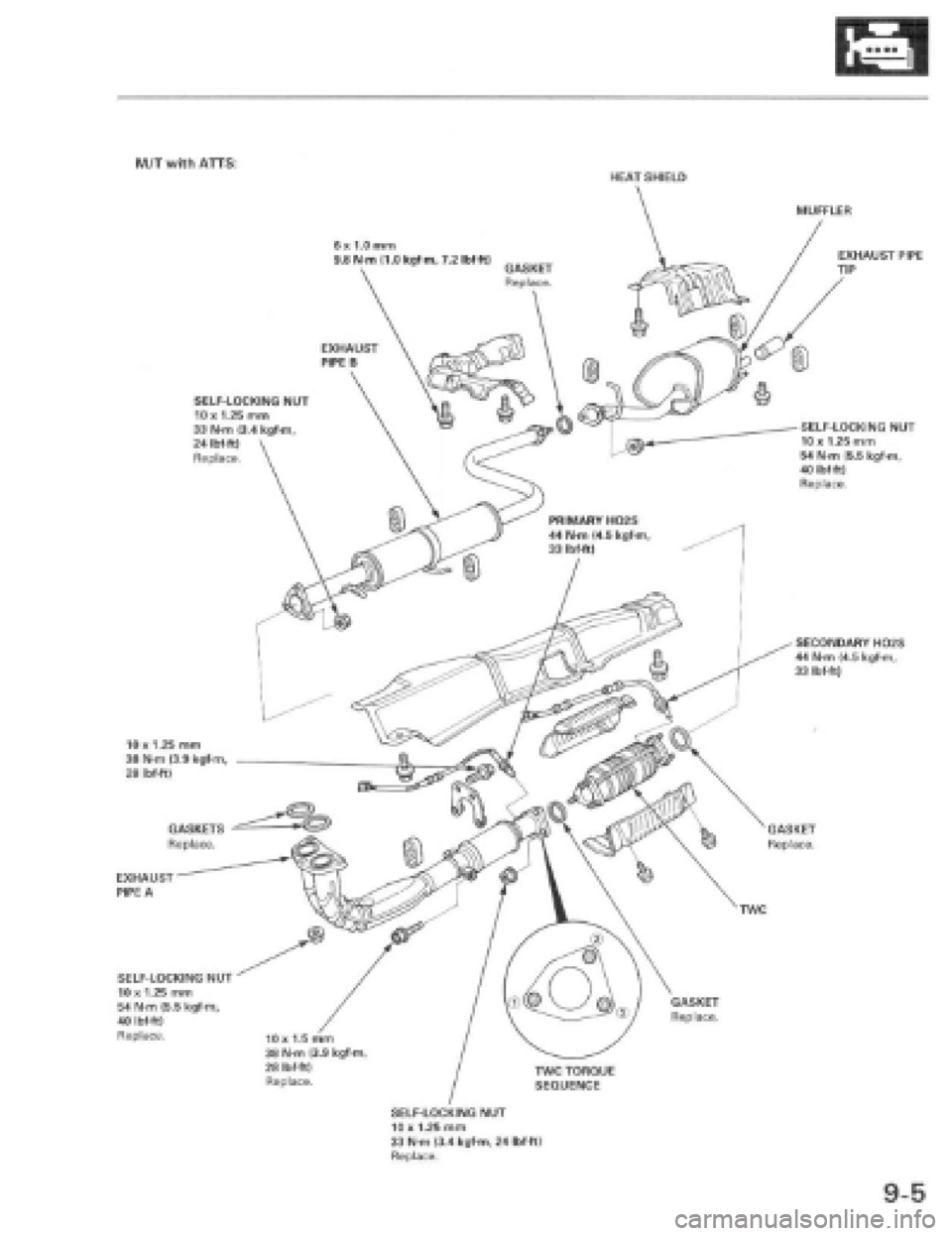 HONDA PRELUDE 1997  Service Repair Manual 