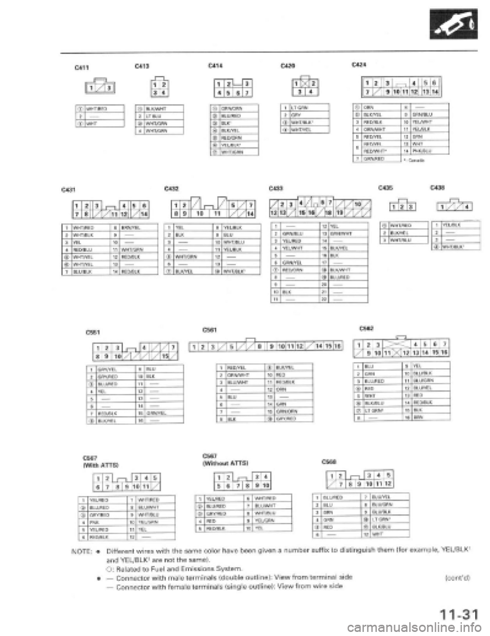 HONDA PRELUDE 1997  Service Repair Manual 