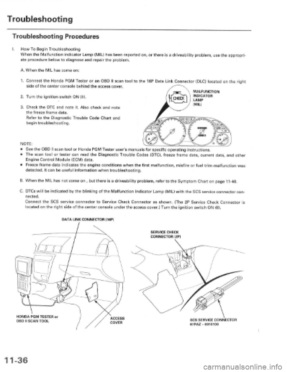 HONDA PRELUDE 1997  Service Repair Manual 