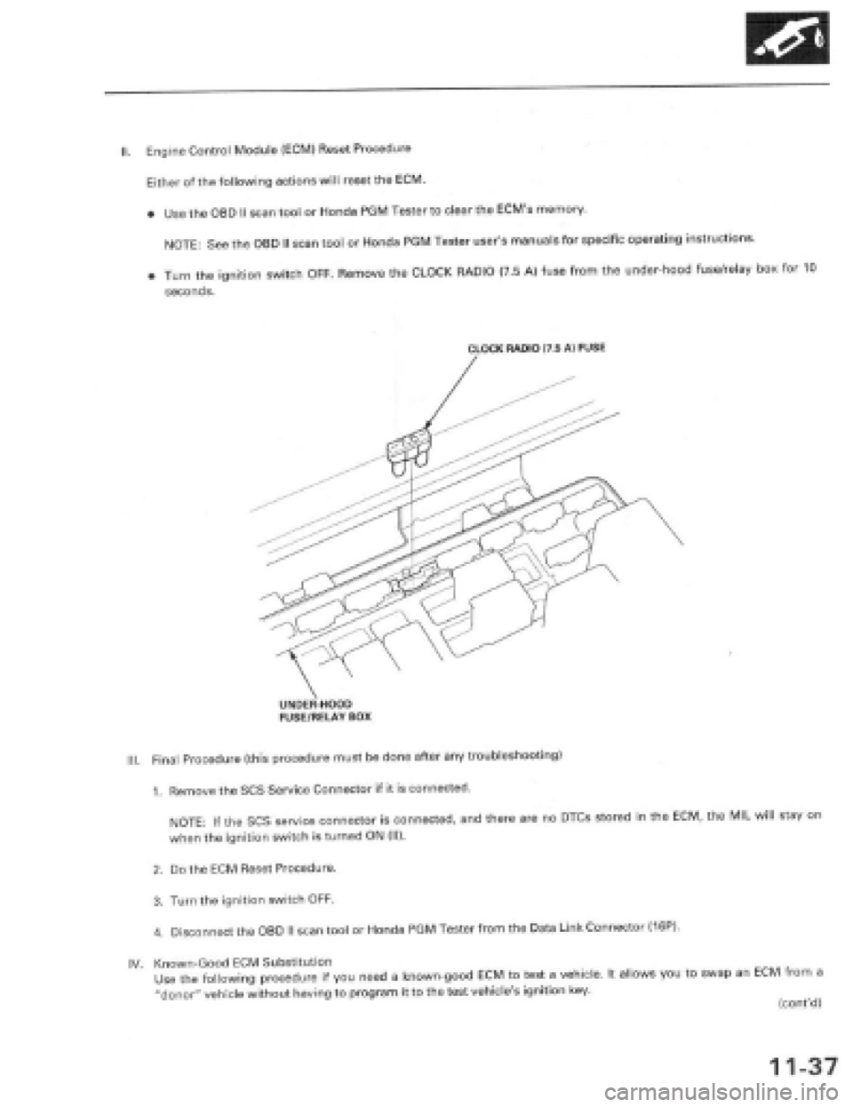 HONDA PRELUDE 1997  Service Repair Manual 