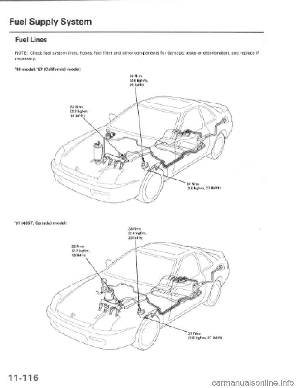 HONDA PRELUDE 1997  Service Repair Manual 