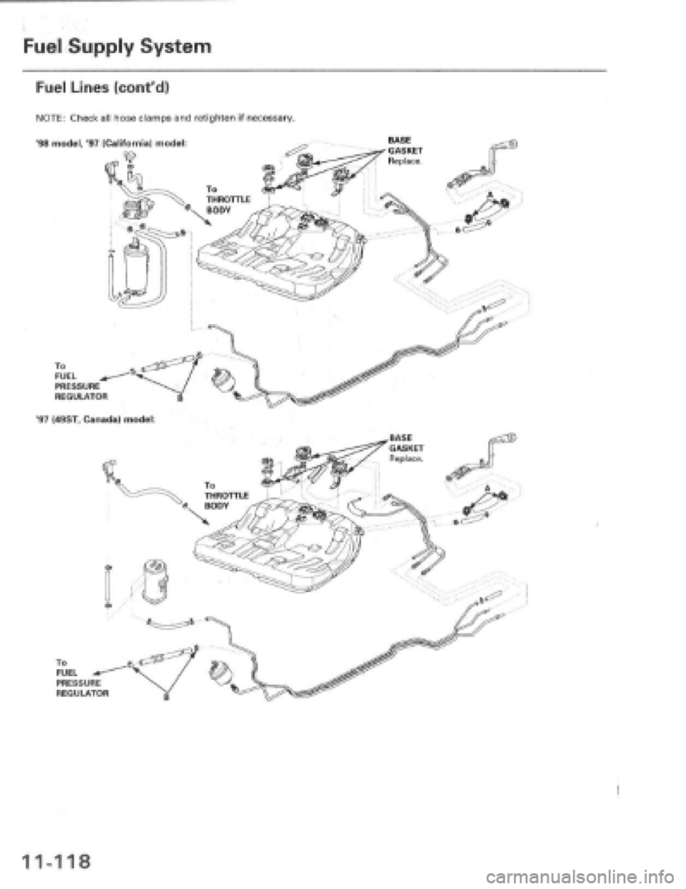 HONDA PRELUDE 1997  Service Repair Manual 