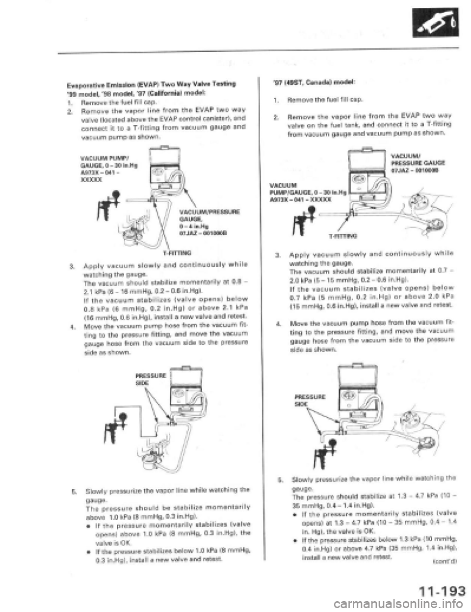 HONDA PRELUDE 1997  Service Repair Manual 