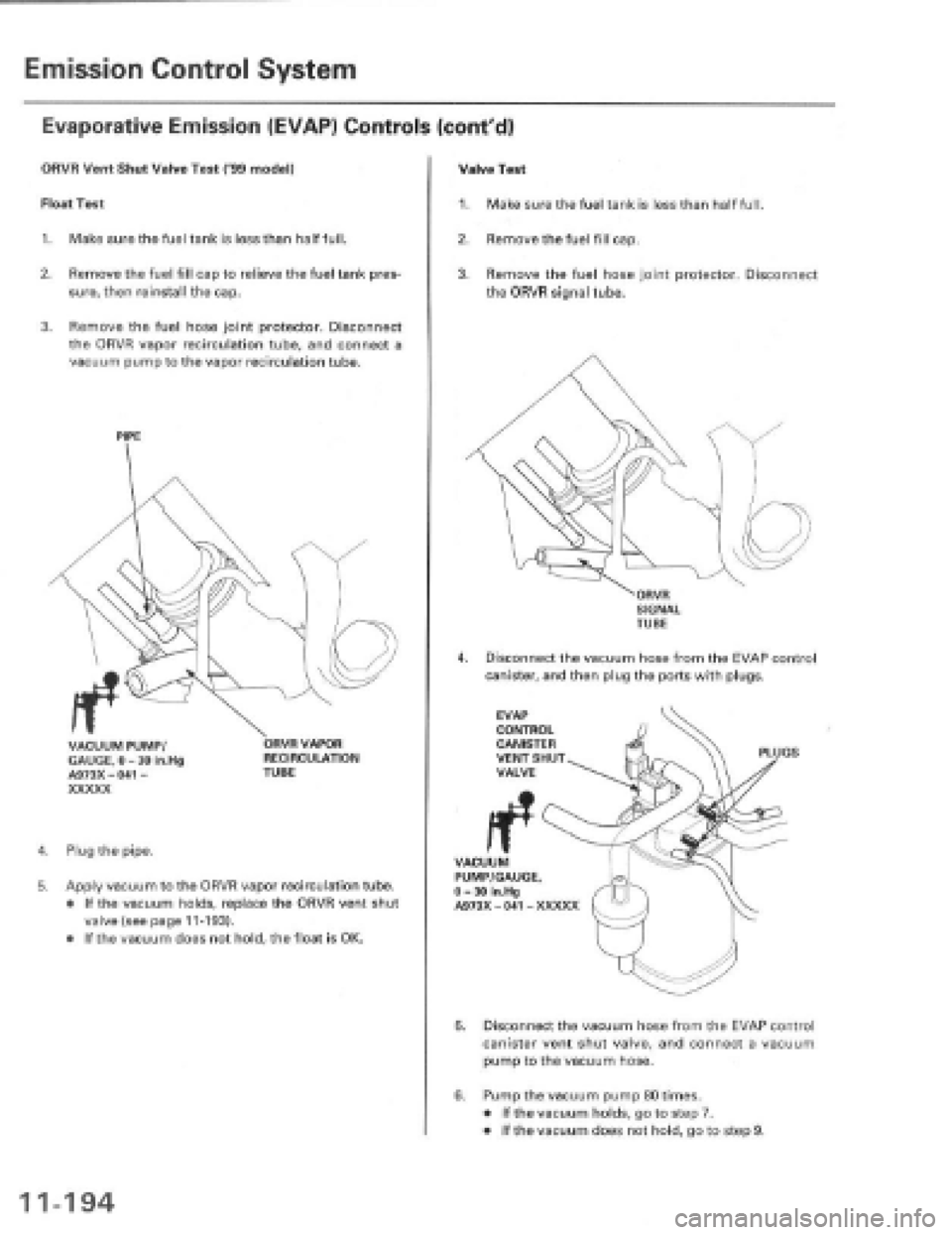 HONDA PRELUDE 1997  Service Repair Manual 