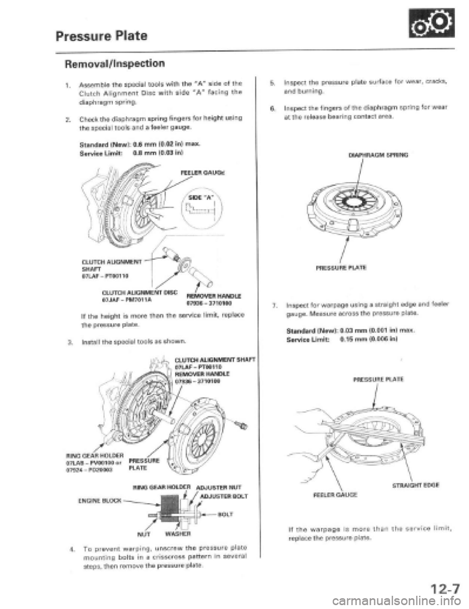 HONDA PRELUDE 1997  Service Repair Manual 