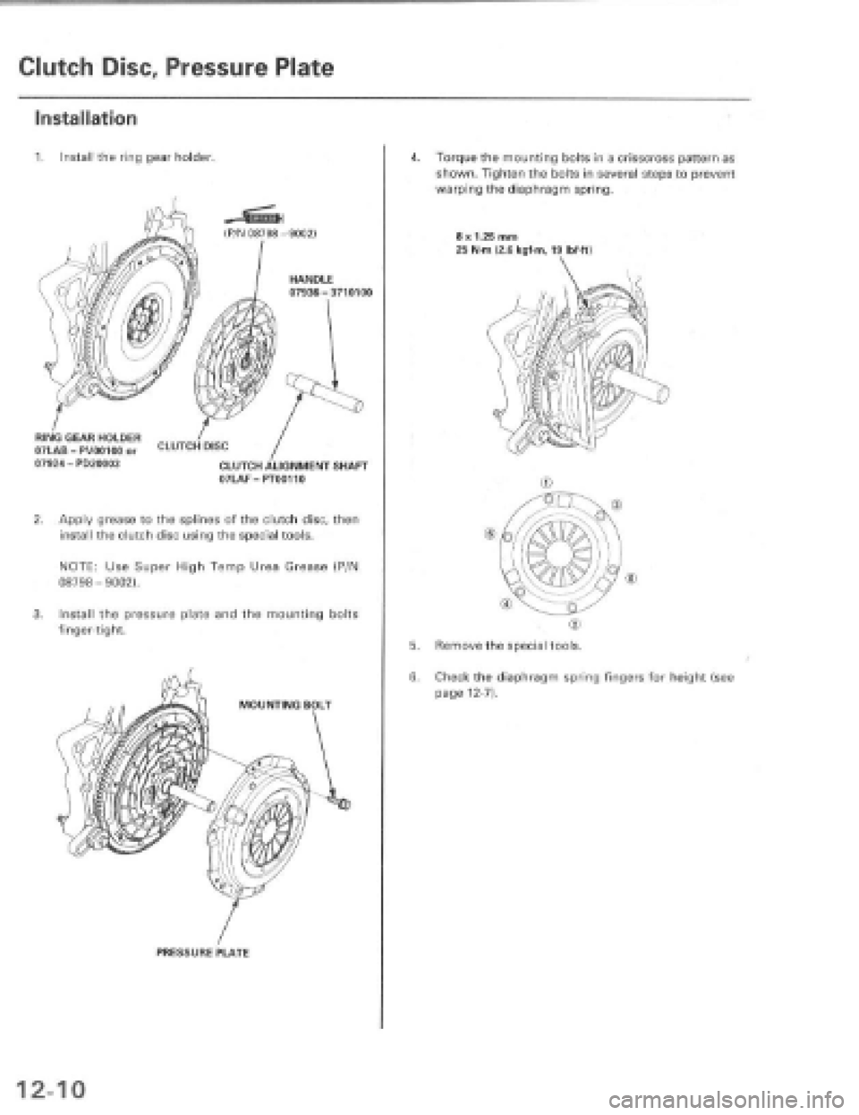 HONDA PRELUDE 1997  Service Repair Manual 