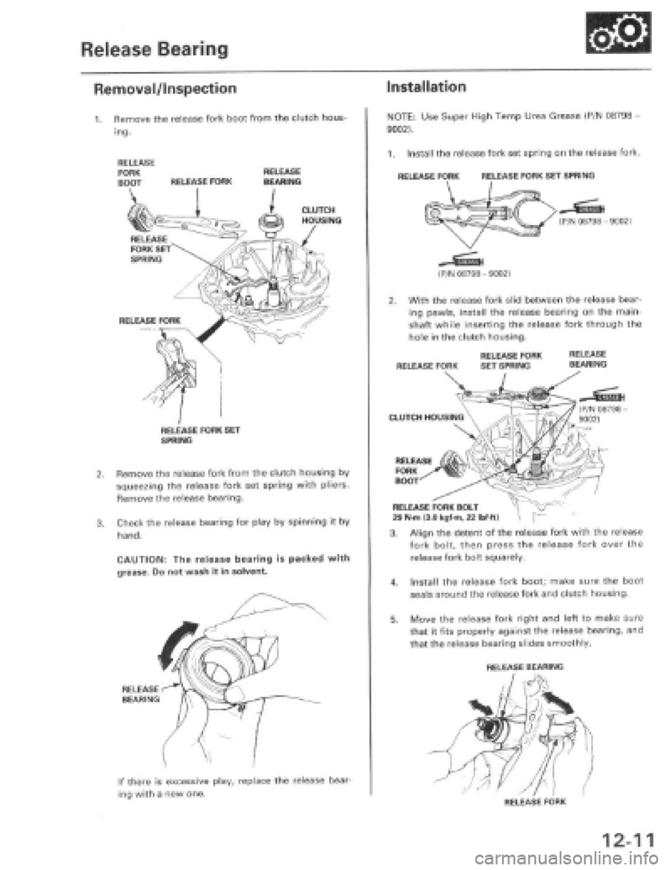 HONDA PRELUDE 1997  Service Repair Manual 