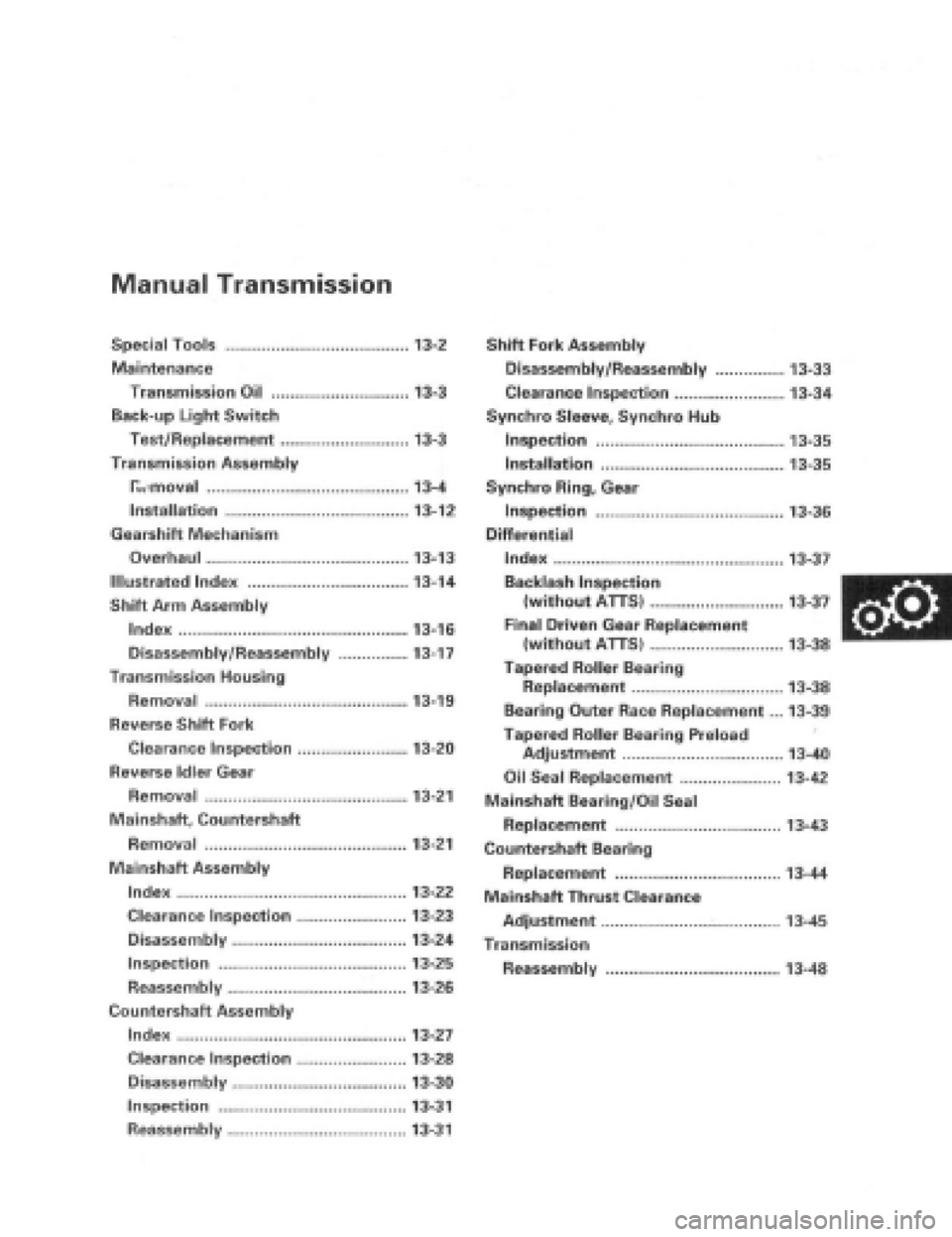 HONDA PRELUDE 1997  Service Repair Manual 