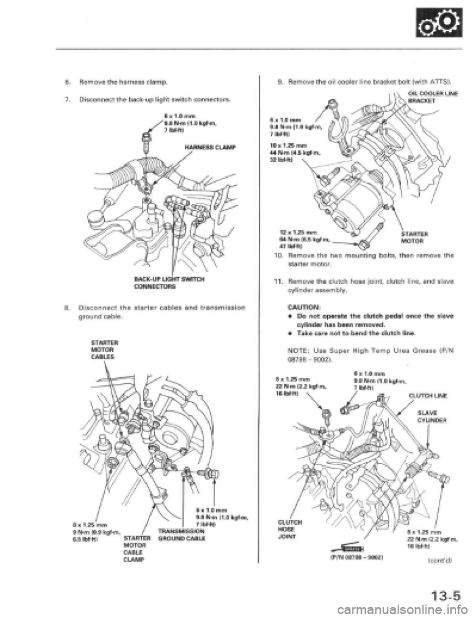HONDA PRELUDE 1997  Service Repair Manual 