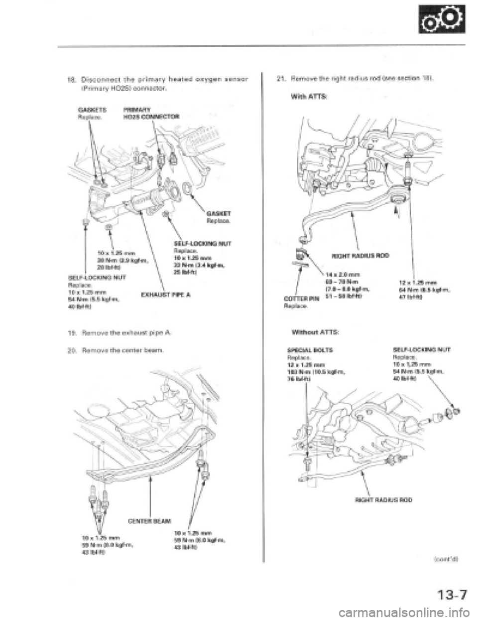 HONDA PRELUDE 1997  Service Repair Manual 