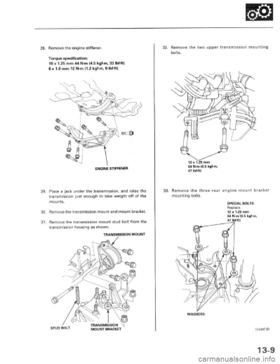 HONDA PRELUDE 1997  Service Repair Manual 