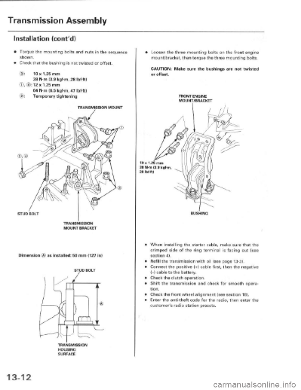 HONDA PRELUDE 1997  Service Repair Manual 
