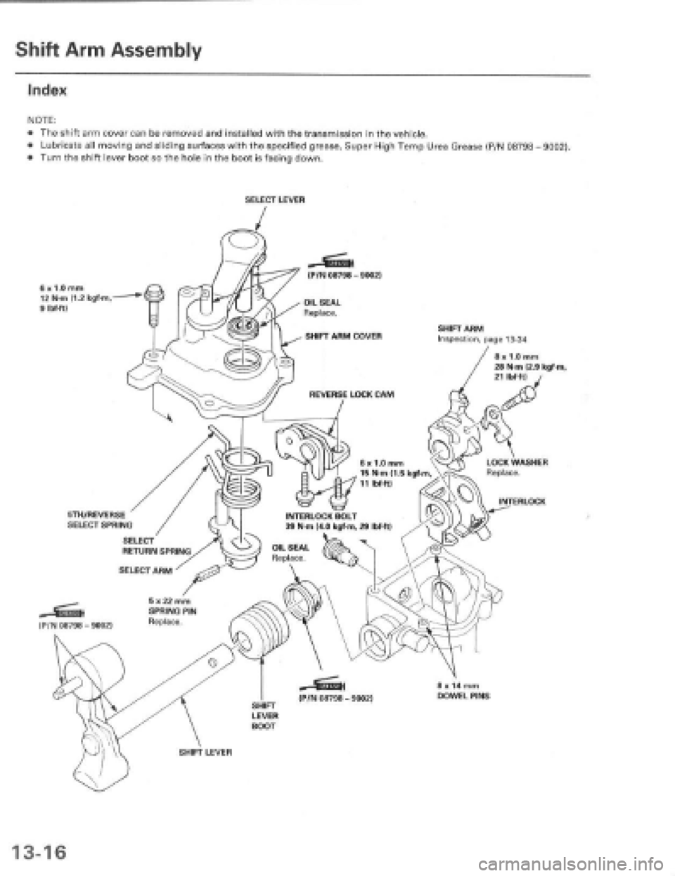 HONDA PRELUDE 1997  Service Repair Manual 