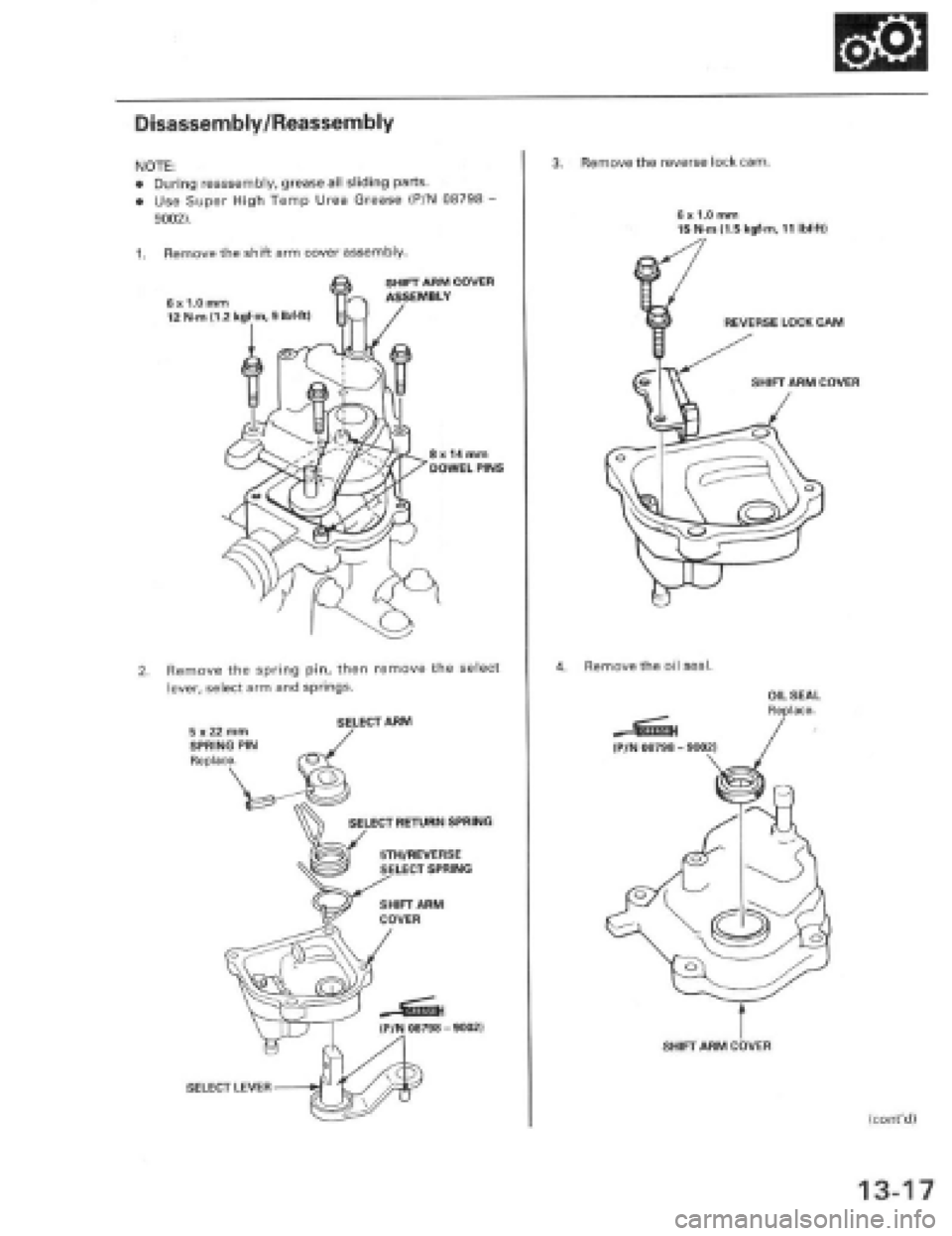 HONDA PRELUDE 1997  Service Repair Manual 