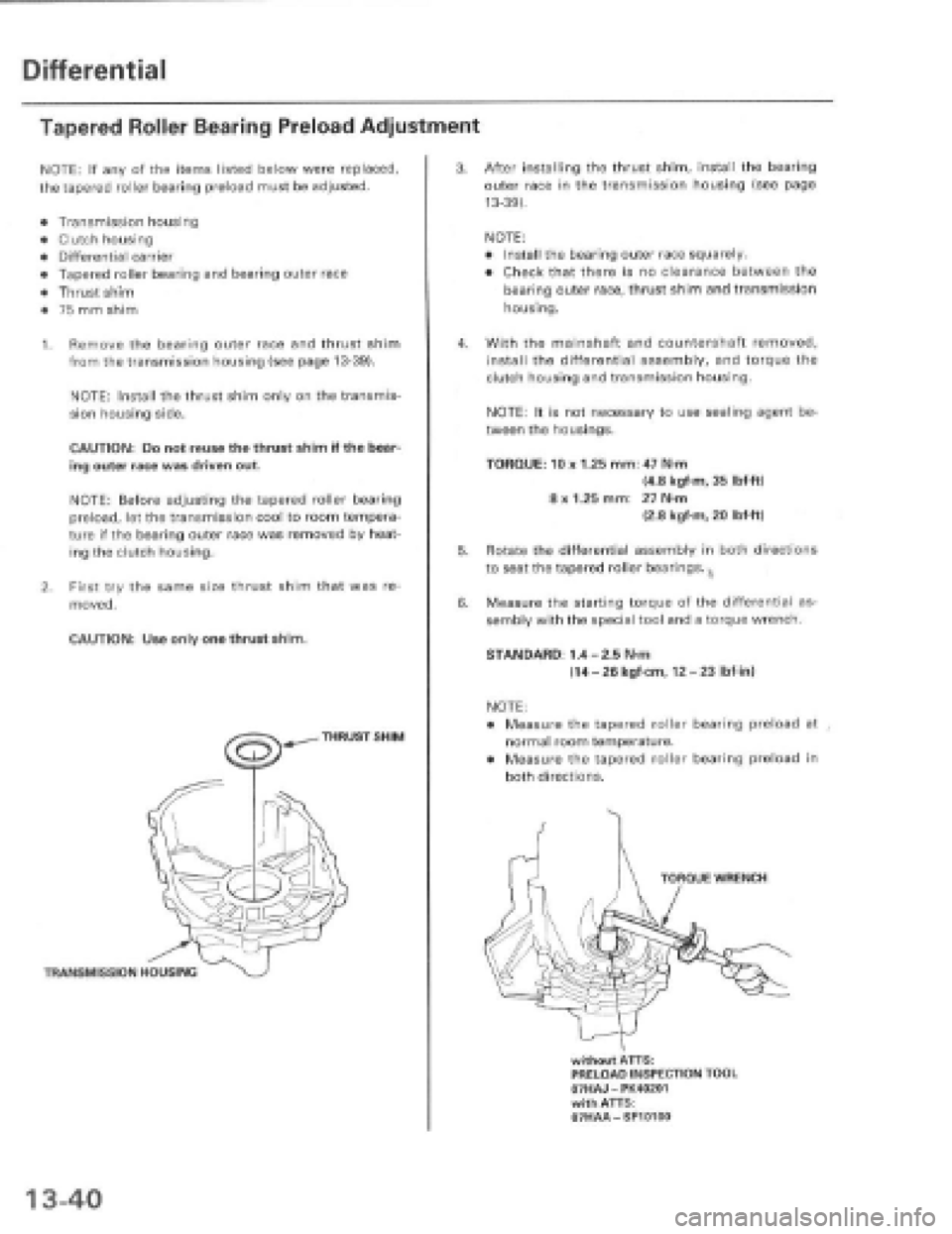 HONDA PRELUDE 1997  Service Repair Manual 