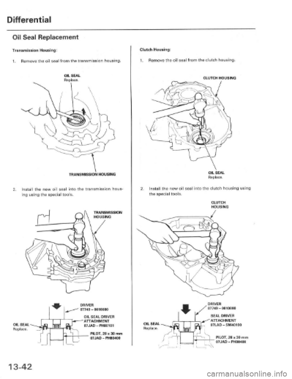 HONDA PRELUDE 1997  Service Repair Manual 
