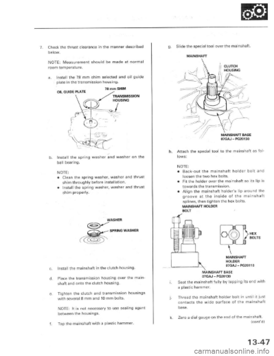 HONDA PRELUDE 1997  Service Repair Manual 