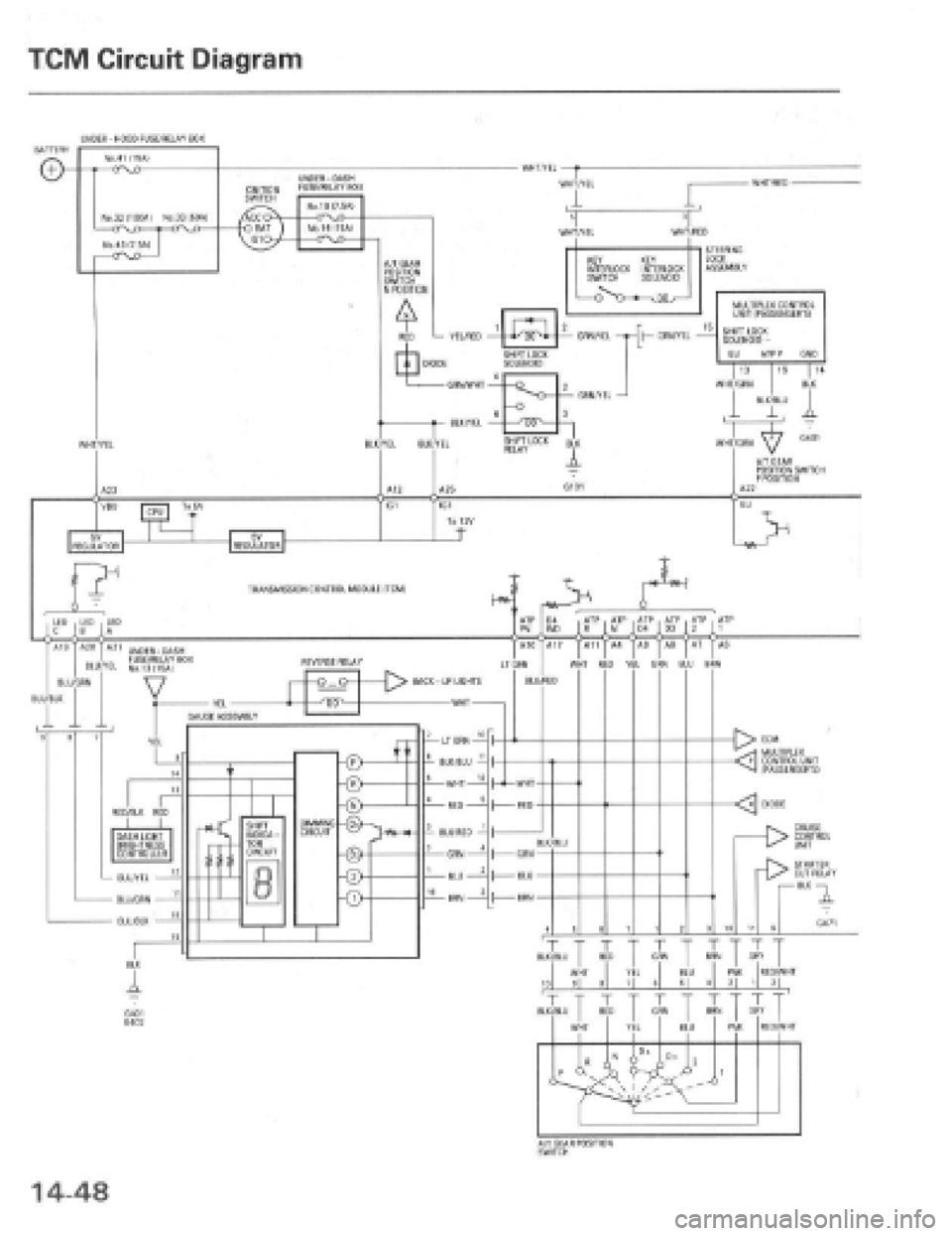 HONDA PRELUDE 1997  Service Repair Manual 