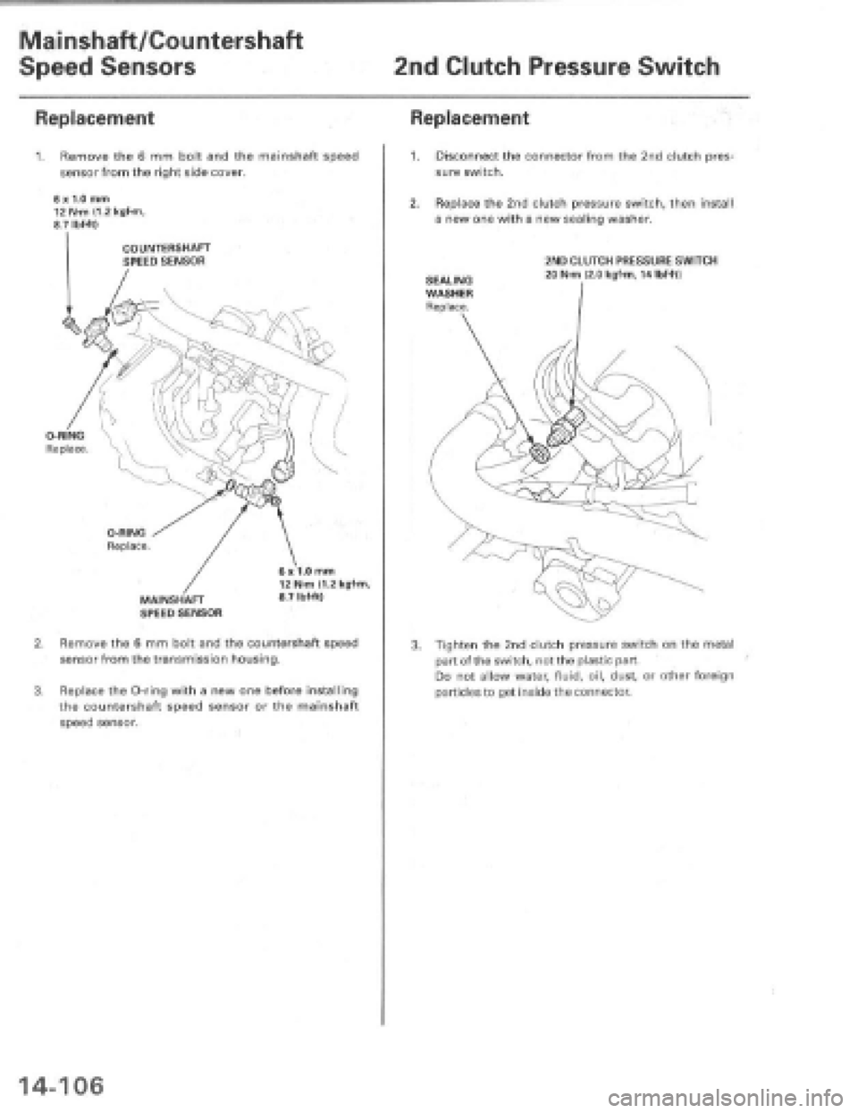 HONDA PRELUDE 1997  Service Repair Manual 