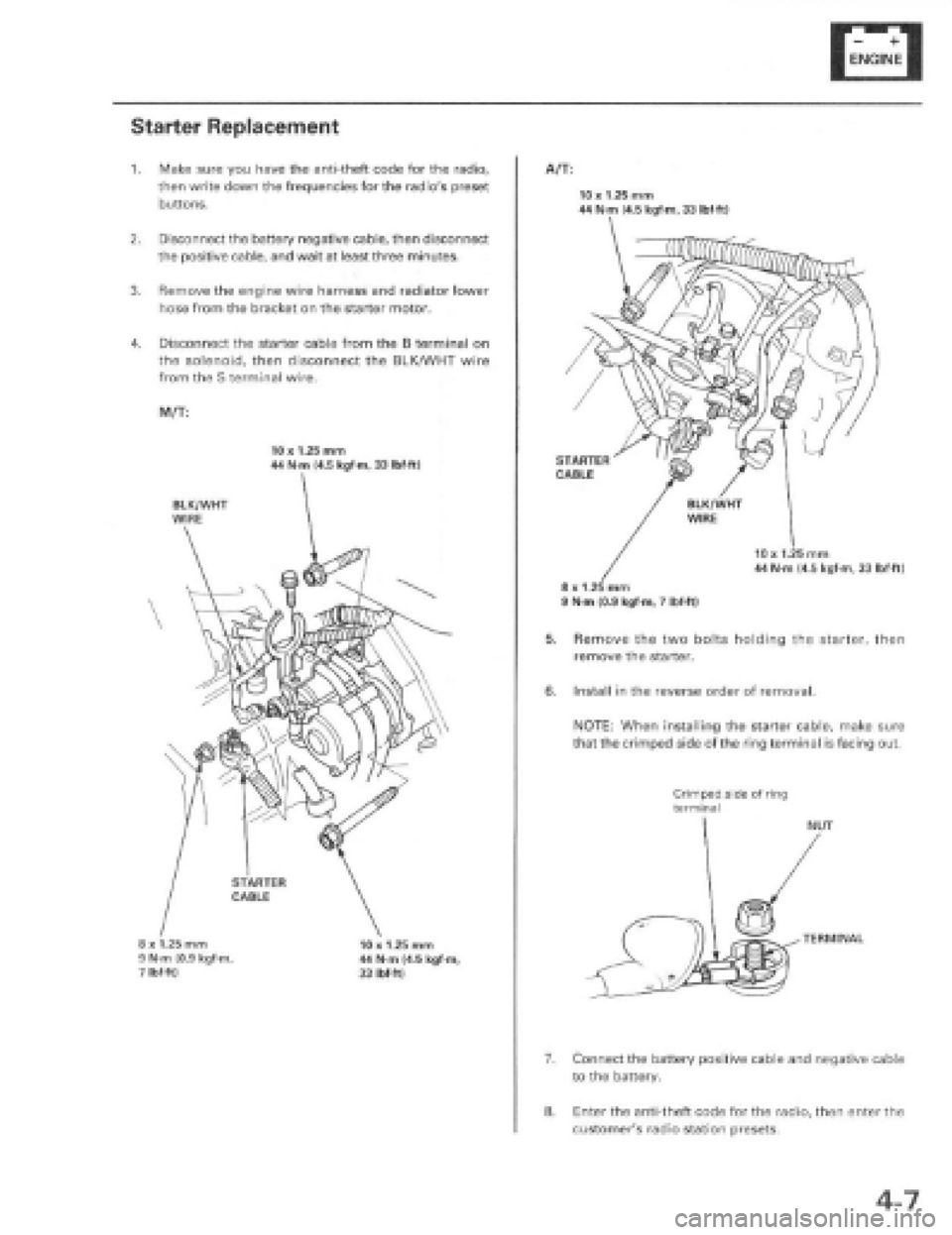 HONDA PRELUDE 1997  Service Repair Manual 