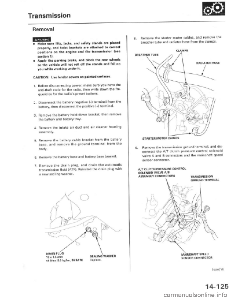 HONDA PRELUDE 1997  Service Repair Manual 