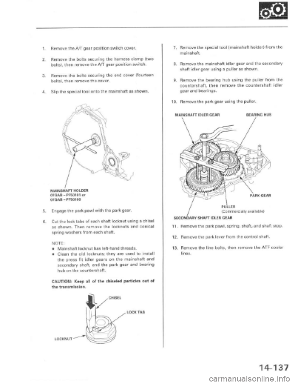 HONDA PRELUDE 1997  Service Repair Manual 
