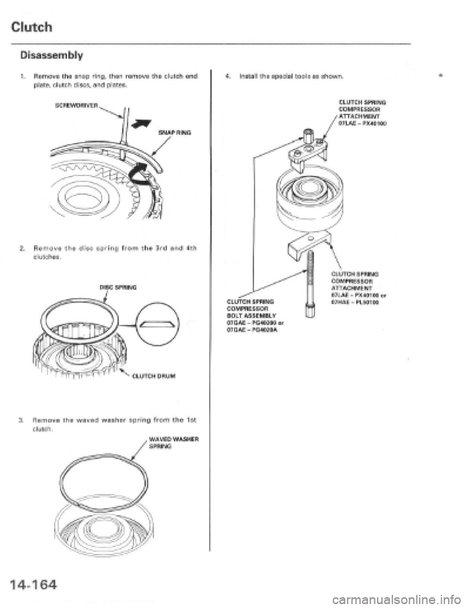 HONDA PRELUDE 1997  Service Repair Manual 