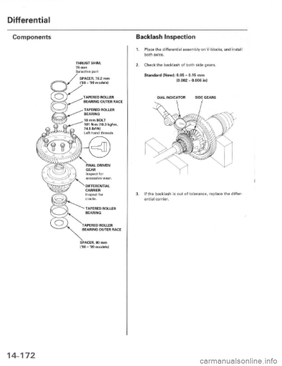 HONDA PRELUDE 1997  Service Repair Manual 