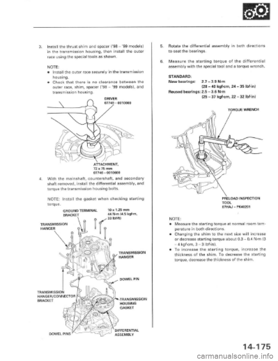 HONDA PRELUDE 1997  Service Repair Manual 