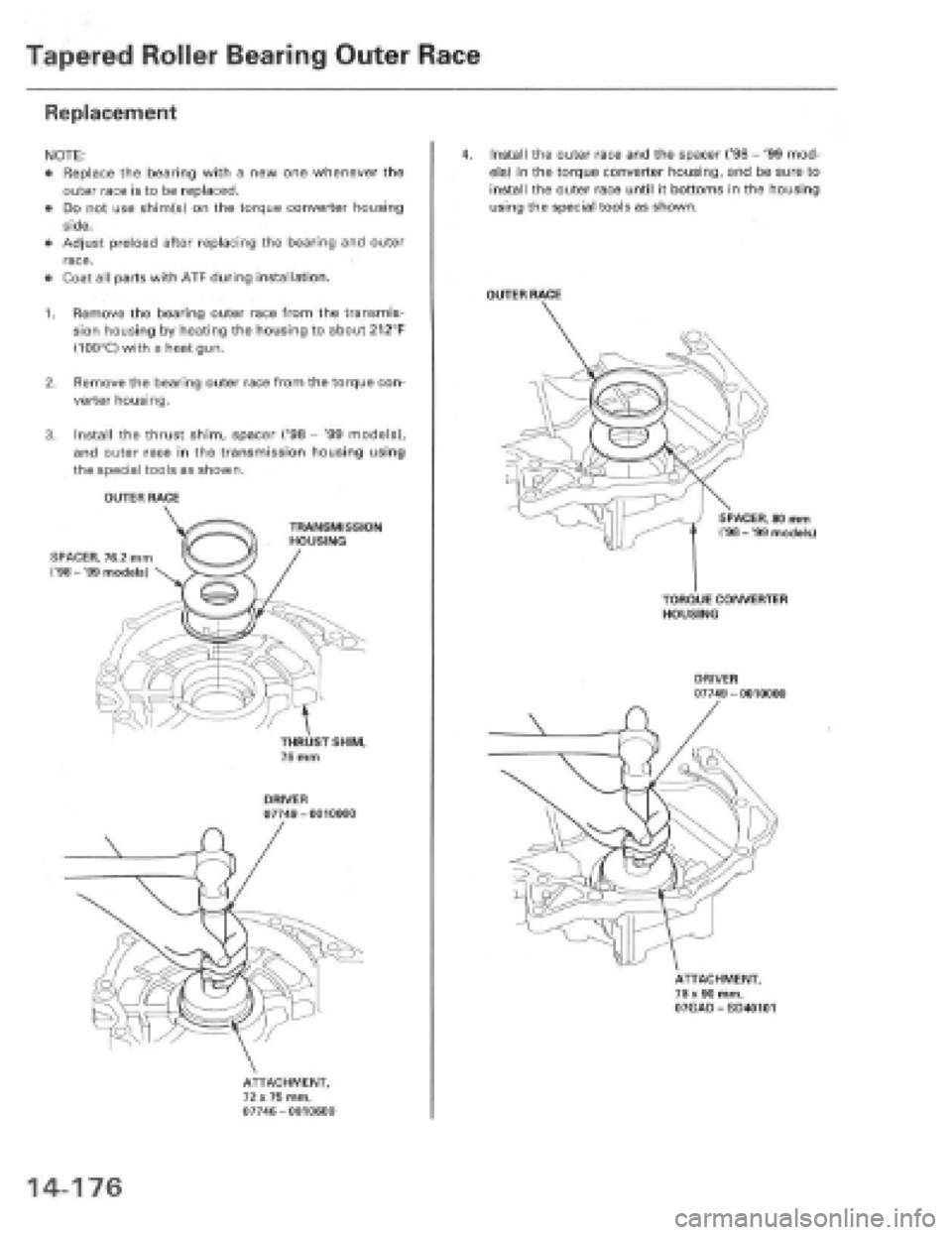 HONDA PRELUDE 1997  Service Repair Manual 