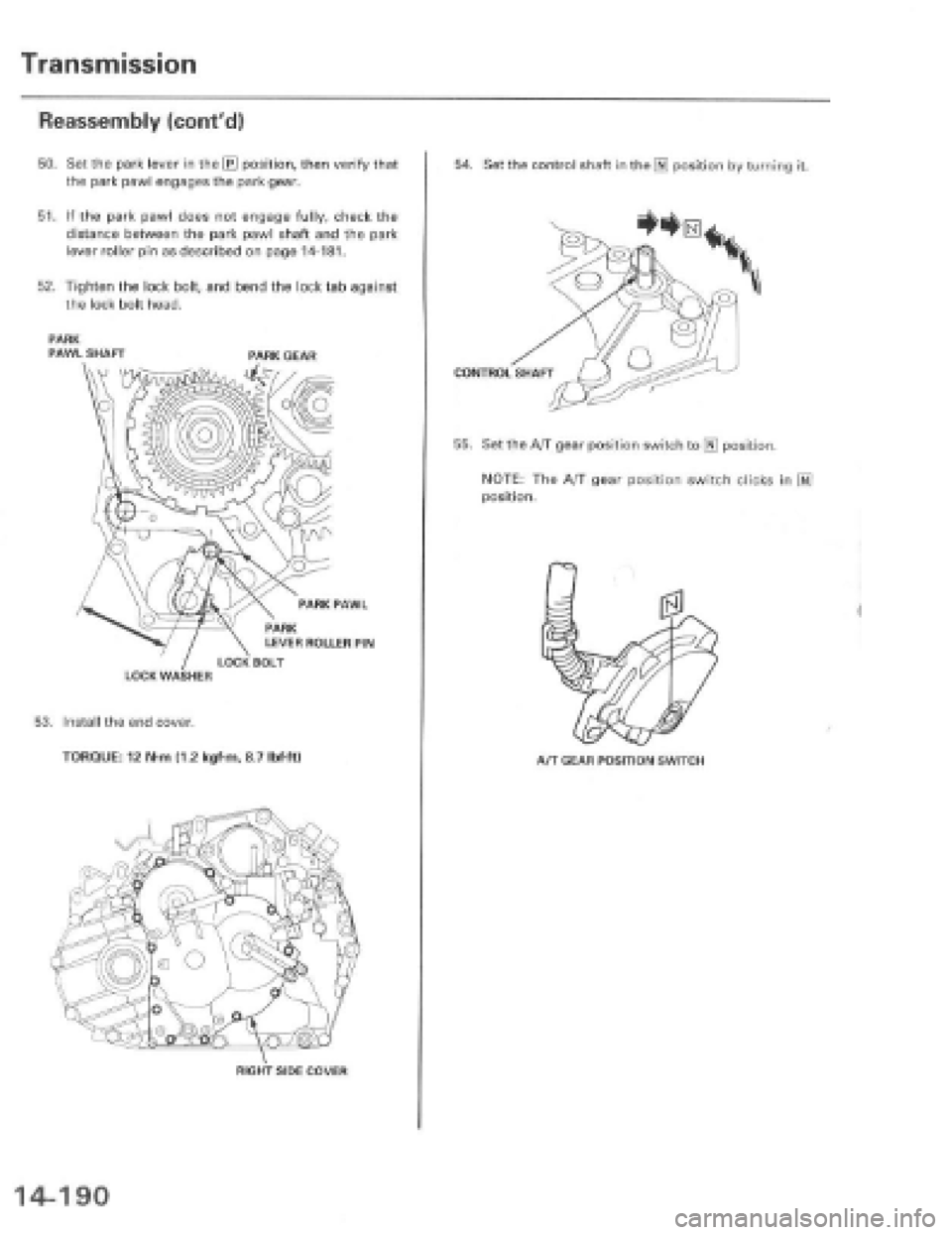 HONDA PRELUDE 1997  Service Repair Manual 