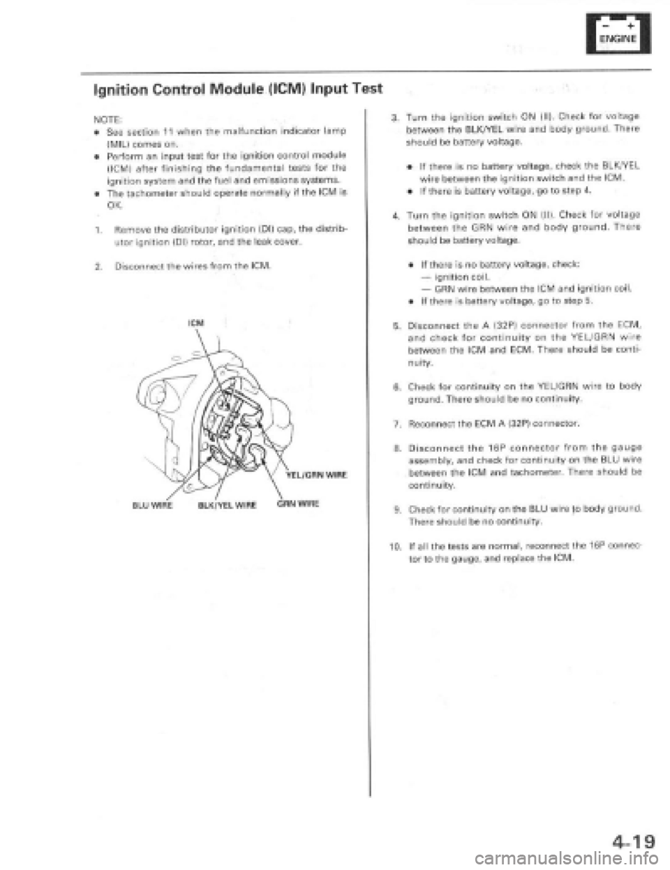 HONDA PRELUDE 1997  Service Repair Manual 
