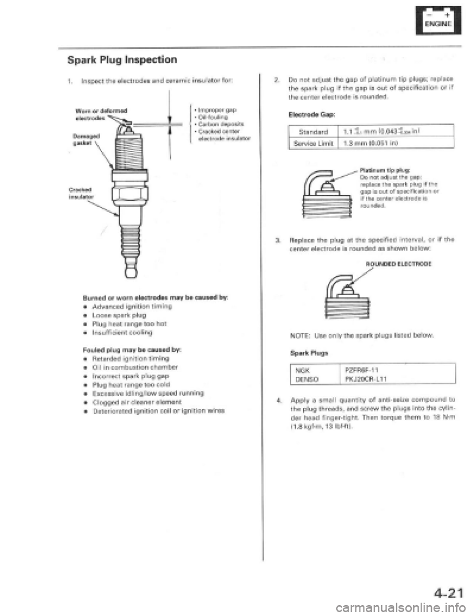 HONDA PRELUDE 1997  Service Repair Manual 