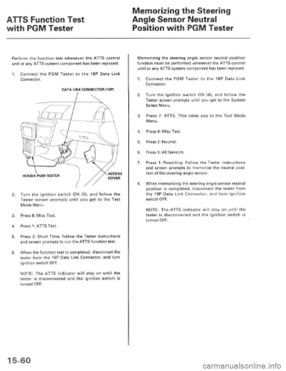 HONDA PRELUDE 1997  Service Repair Manual 