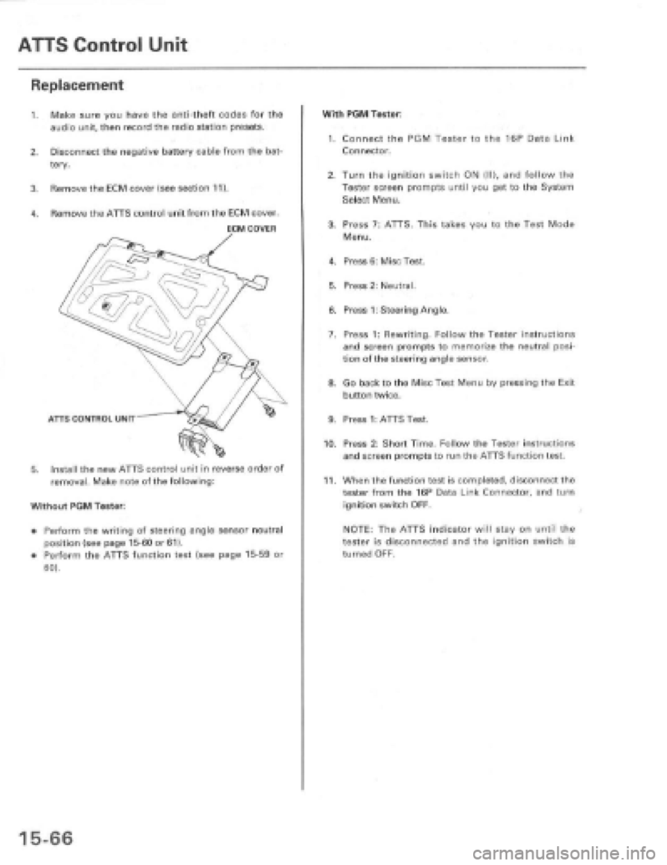 HONDA PRELUDE 1997  Service Repair Manual 