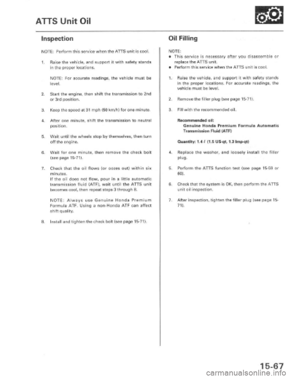 HONDA PRELUDE 1997  Service Repair Manual 