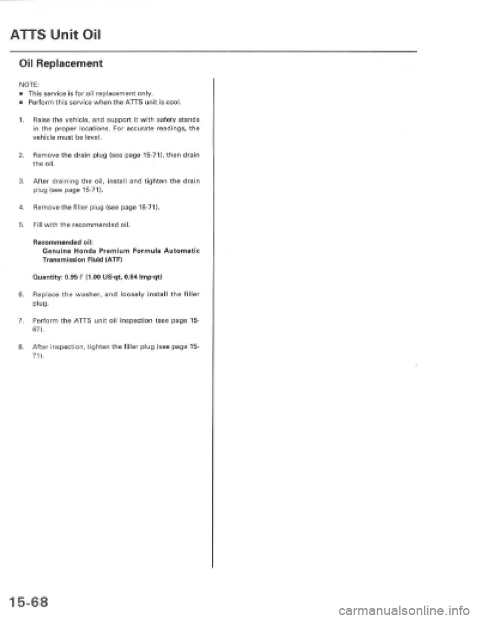 HONDA PRELUDE 1997  Service Repair Manual 
