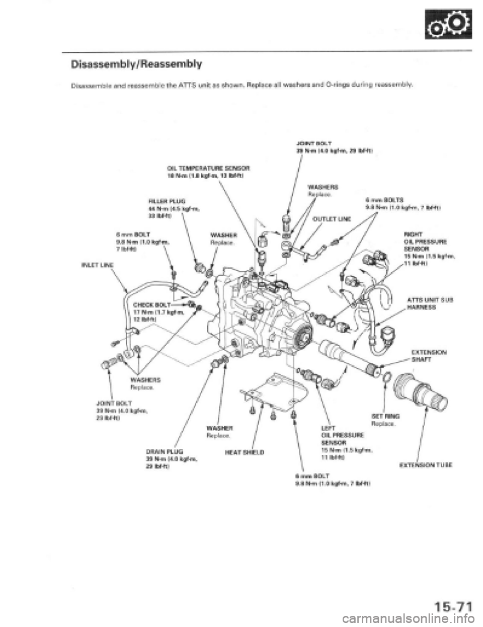 HONDA PRELUDE 1997  Service Repair Manual 