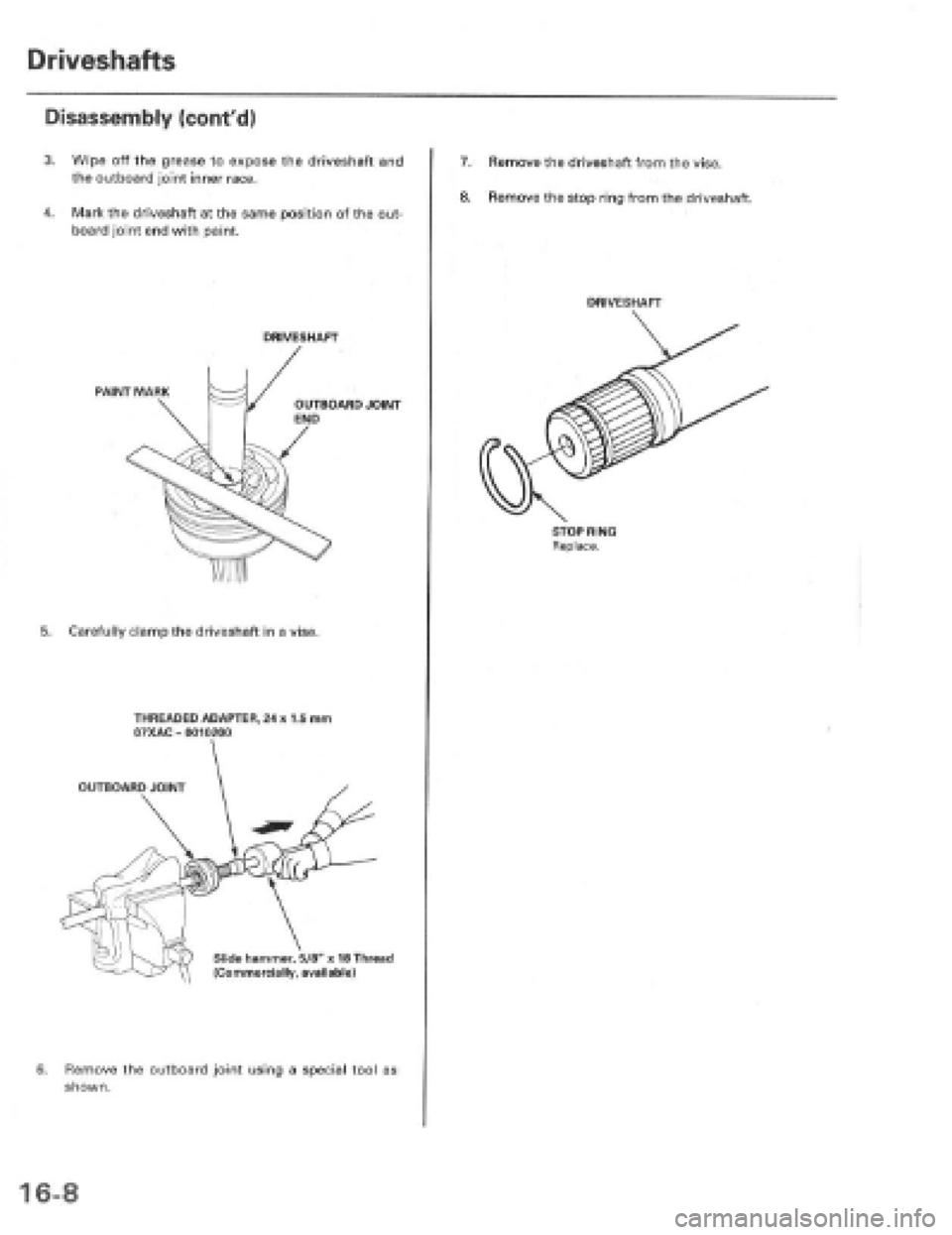 HONDA PRELUDE 1997  Service Repair Manual 