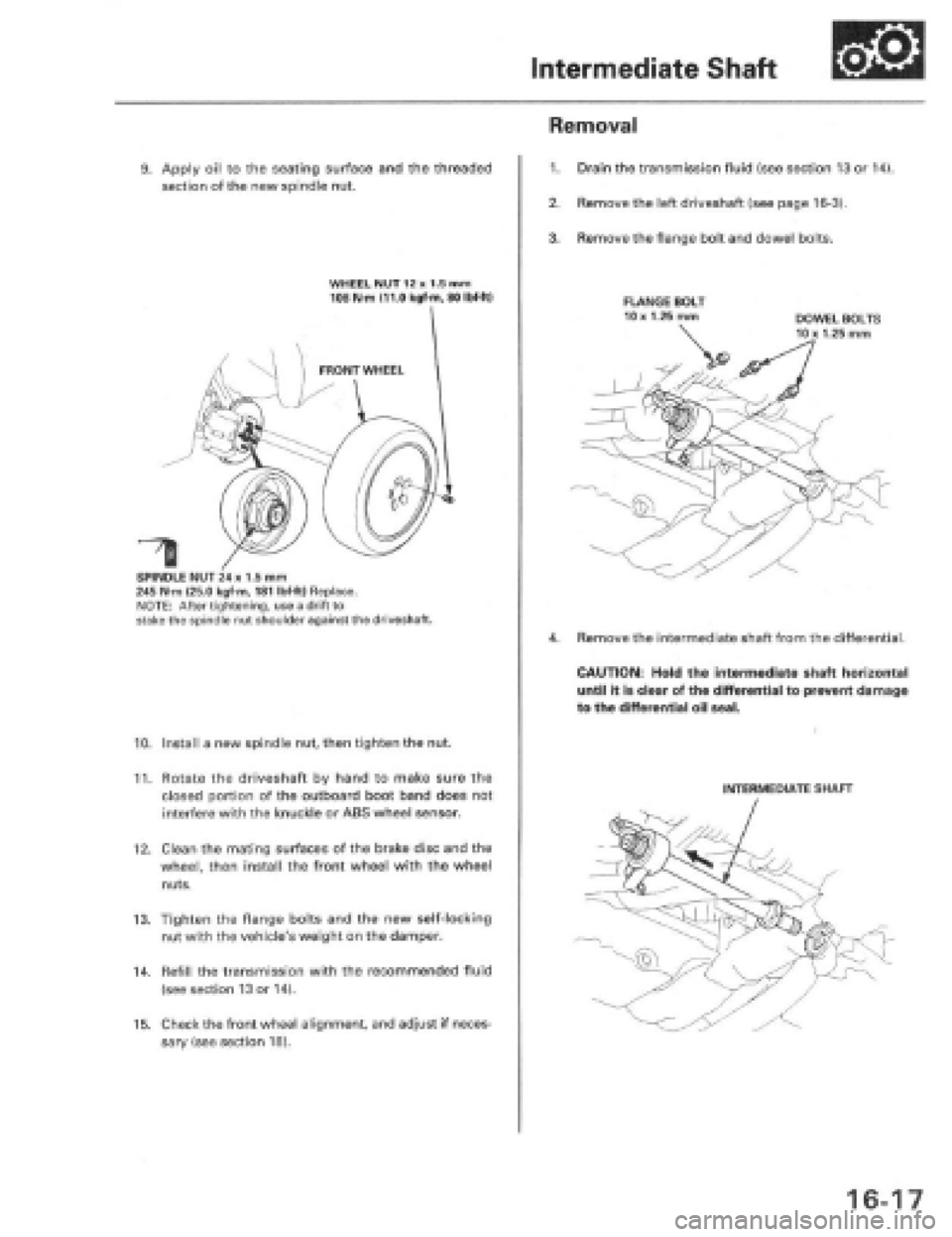 HONDA PRELUDE 1997  Service Repair Manual 