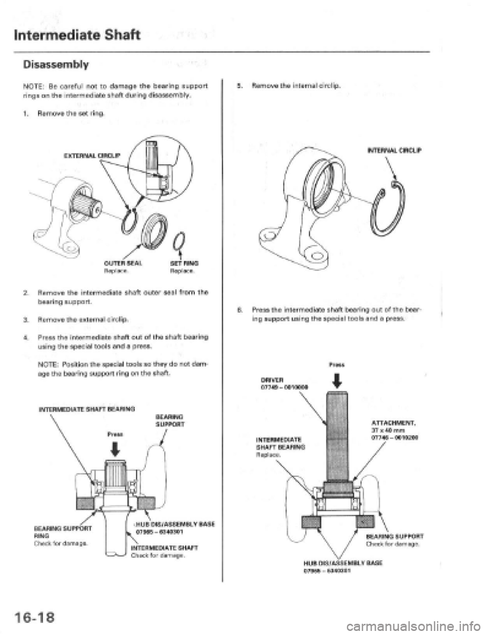 HONDA PRELUDE 1997  Service Repair Manual 