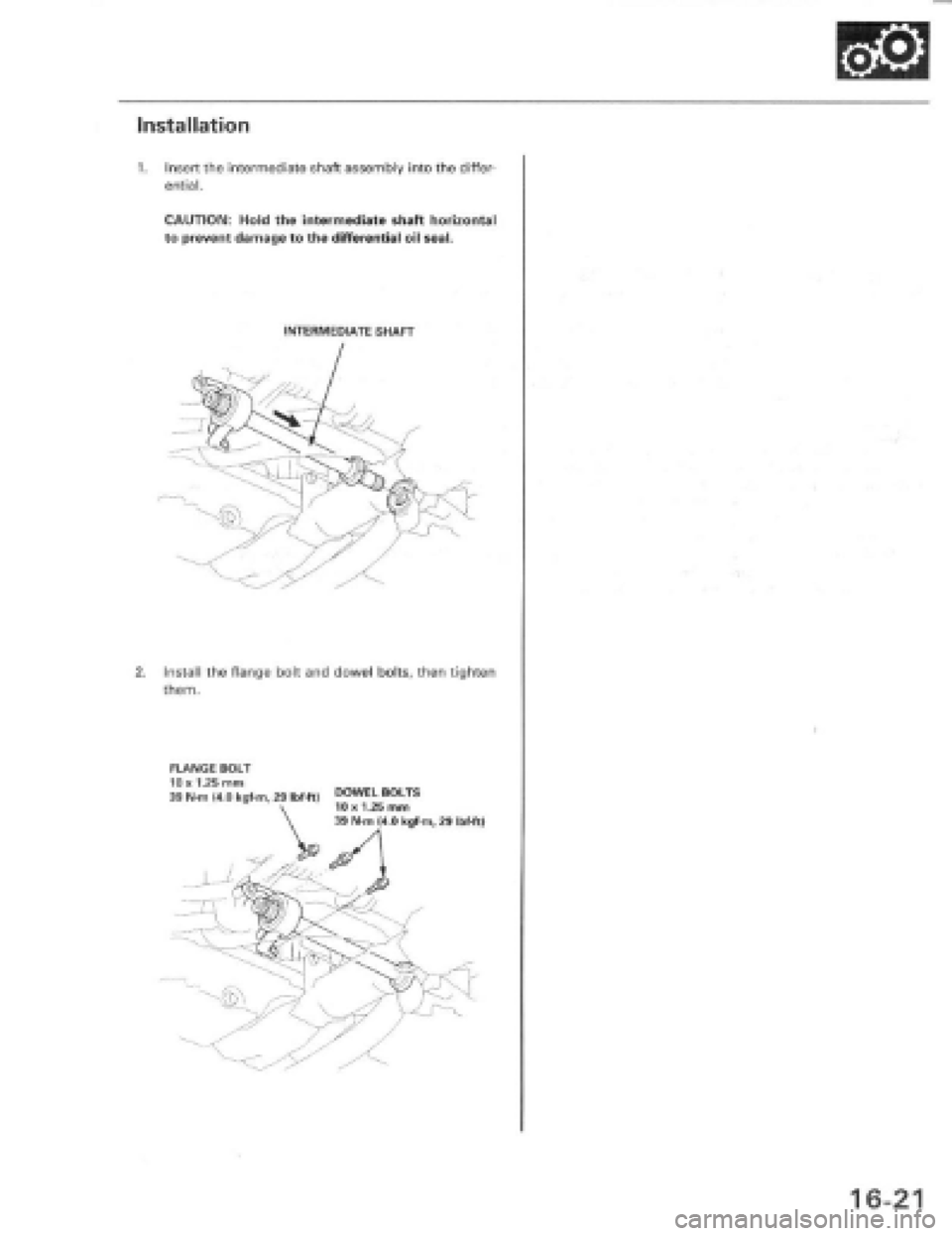 HONDA PRELUDE 1997  Service Repair Manual 