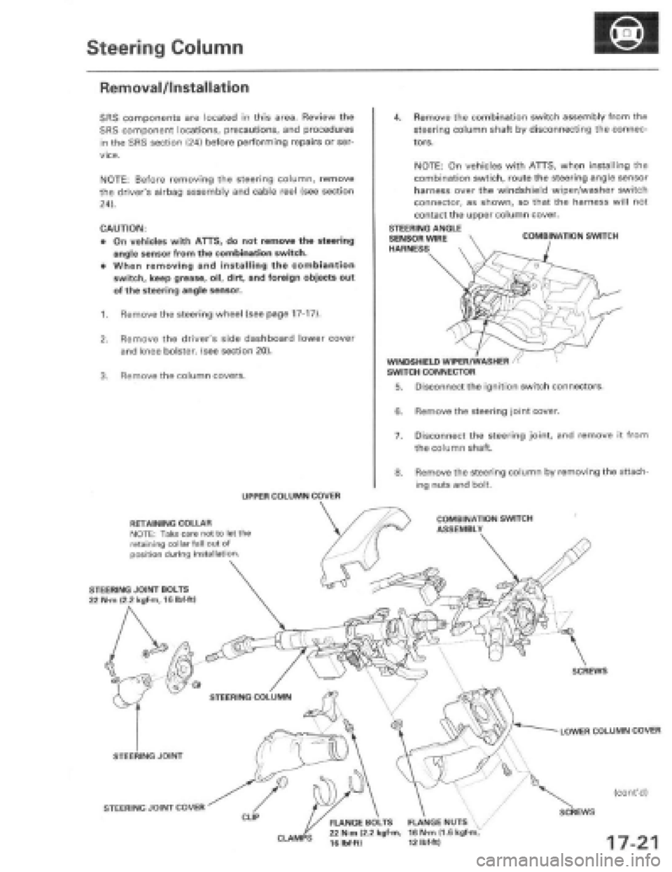 HONDA PRELUDE 1997  Service Repair Manual 