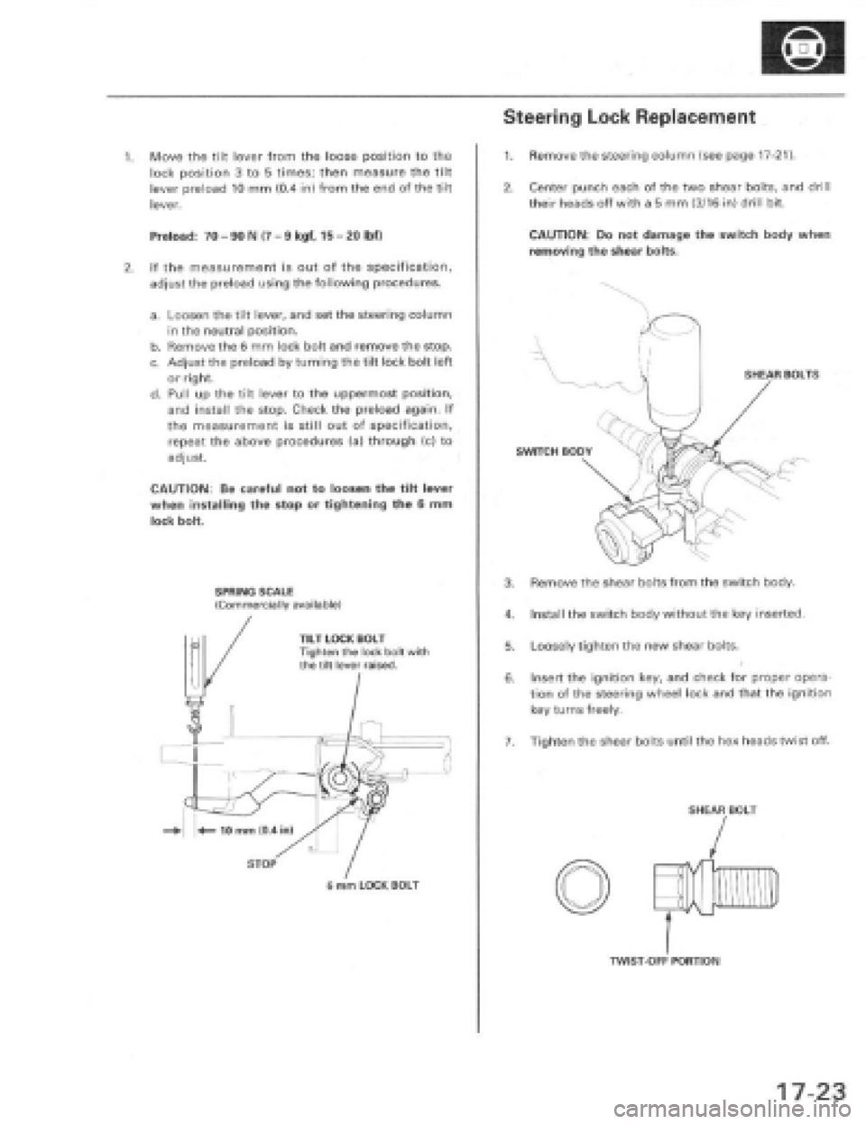HONDA PRELUDE 1997  Service Repair Manual 