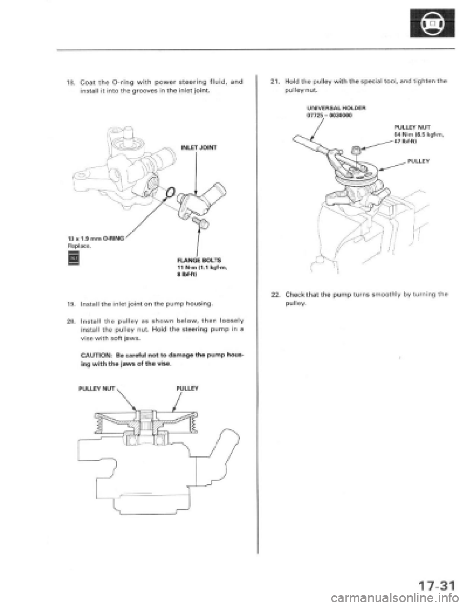 HONDA PRELUDE 1997  Service Repair Manual 