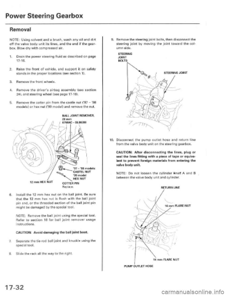 HONDA PRELUDE 1997  Service Repair Manual 